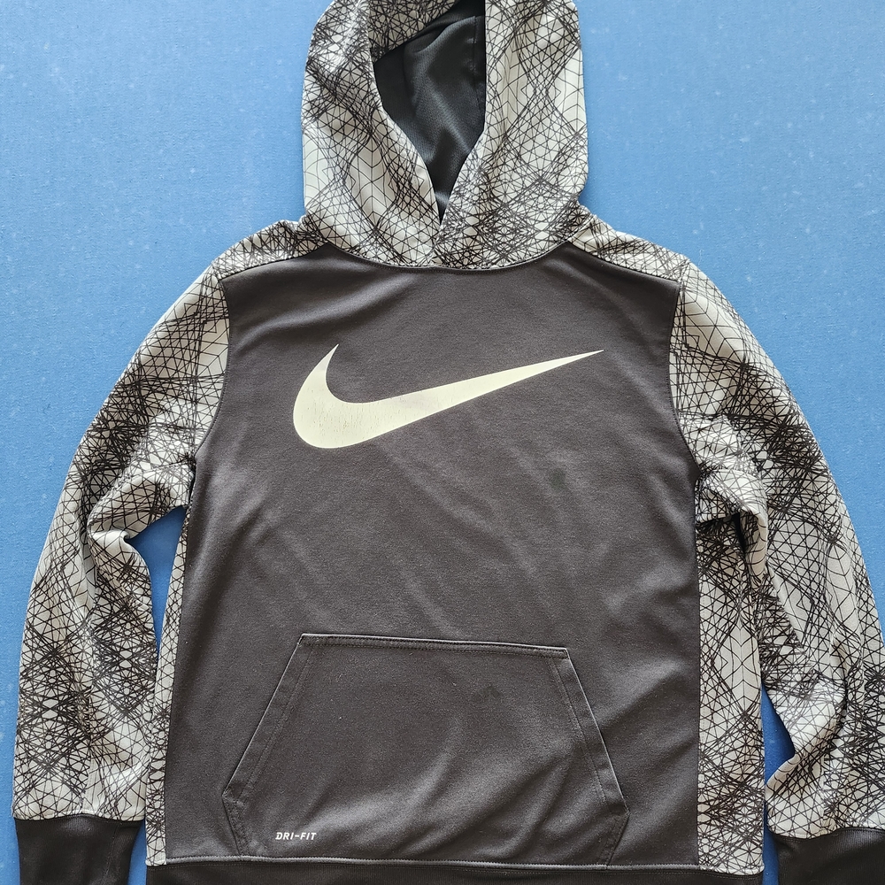 Nike Black and White Graphic Hoodie